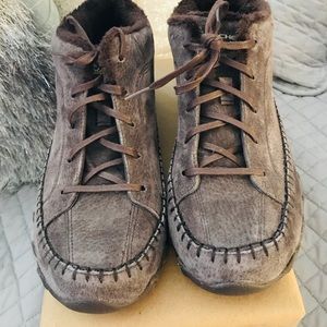 Sketchers faux fur/leather shoes